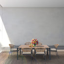 Deko Living 6 Piece Seating Yellow Outdoor Patio Dining Chairs and Table Set (COP30703)