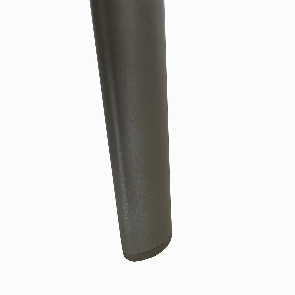 Champagne aluminum outdoor chair leg with rounded end cap