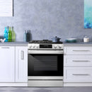 Cosmo 30-Inch Professional Style Gas Range with 5 Gas Burners and 6.1 Cu. Ft. Convection Oven in Stainless Steel (COS-GRC305KTD)