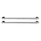 Capital OEM Column Refrigerator Bottom Freezer Handle Kit in Chrome Polished, Two Handle (CR-RBF-HK-CP)