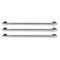 Capital OEM Column Refrigerator Bottom Freezer Handle Kit in Chrome Polished, Three Handles (CR-RBF-HK-CP)