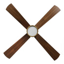Parrot Uncle 52-Inch Bucholz Industrial Dimmable RGB LED Ceiling Fan with Remote and APP Control