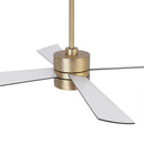 Parrot Uncle 52-Inch Bucholz Industrial Dimmable RGB LED Ceiling Fan with Remote and APP Control