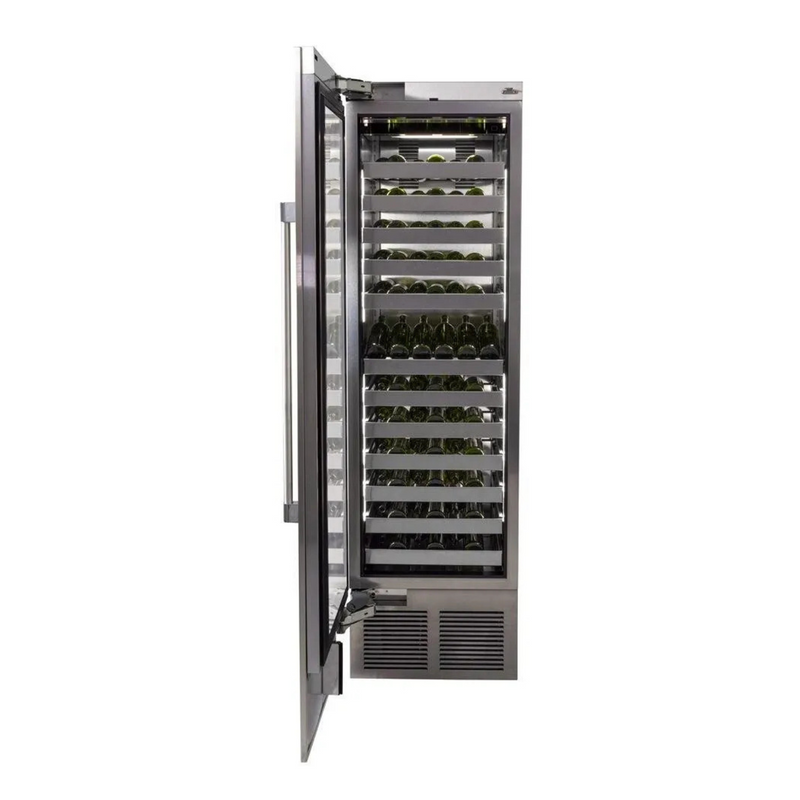 Perlick C-Series 24 Inch Single-Zone Wine Cooler with 74 Bottle Capacity in Panel Ready with Left Hinge (CR24W-2-4LL)