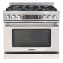 Capital 36"  Freestanding Dual Fuel Range with 5.4 cu. ft. Electric Oven in Stainless Steel (CSB366)
