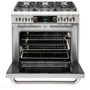 Capital 36"  Freestanding Dual Fuel Range with 5.4 cu. ft. Electric Oven in Stainless Steel (CSB366)