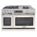 Capital 48-Inch Grand Chef Dual Fuel Range in Stainless Steel with 4 Sealed Burner, & Open Power Wok (CSB484CW)