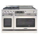 Capitle 48" Connoisseurian Series Freestanding Dual Fuel Range with Self Clean 7.8 cu. ft. in Stainless Steel (CSB484GG)