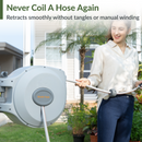 Giraffe Tools 5/8-Inch, 65 Ft. Retractable Garden Hose Reel (CW20US)