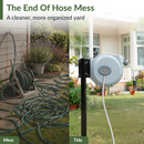 Giraffe Tools 5/8-Inch, 65 Ft. Retractable Garden Hose Reel (CW20US)