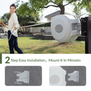 Giraffe Tools 5/8-Inch, 65 Ft. Retractable Garden Hose Reel (CW20US)