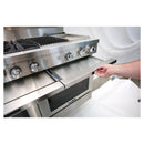 Capital 48-Inch Classic Chef Gas Range in Stainless Steel with 4 Sealed Burners, Griddle, & Grill (MCR484BG)