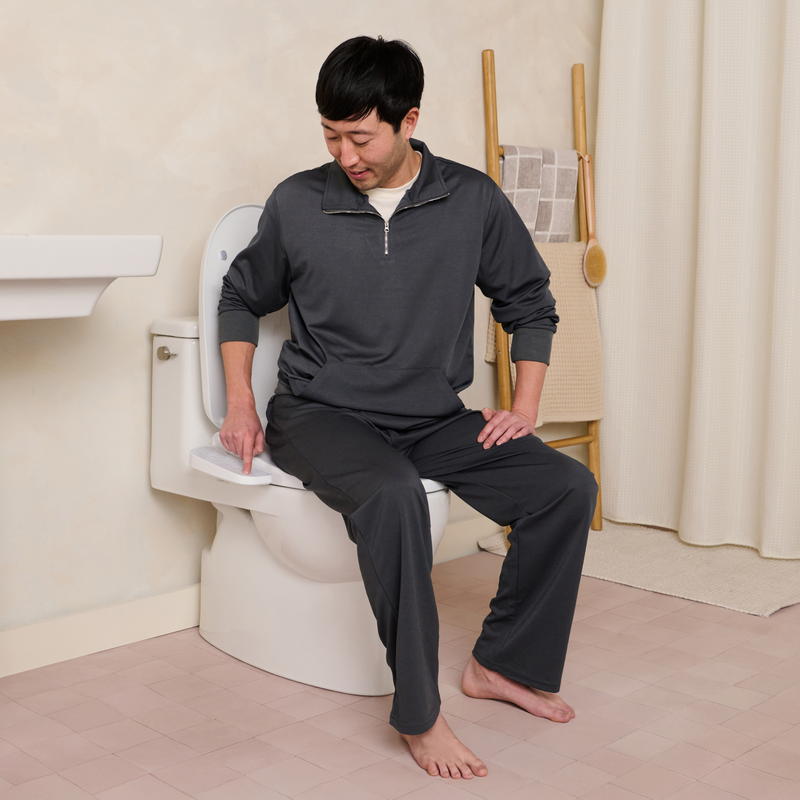 TUSHY Cloud Electronic Bidet Heated Toilet Seat with Warm Water, Air Dryer, Soft Close Lid, and Night Light