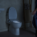 TUSHY Cloud+ Electronic Bidet Heated Toilet Seat with Intelligent Remote, Personal Settings, Warm Water, Air Dryer, Automatic Deodorizer & Night Light