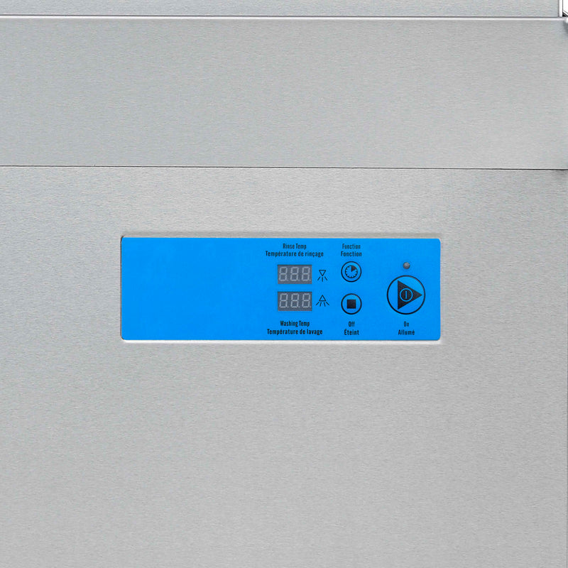 Forno Commerciale Hood Dishwasher in Stainless Steel, 26L Tank Capacity (FCMDW0031)