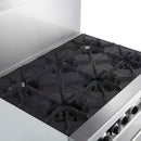 Forno Commerciale 36-Inch Gas Range with 6 Burners and 4.65 Cu. Ft. Oven in Stainless Steel (FCMGR0093-36)