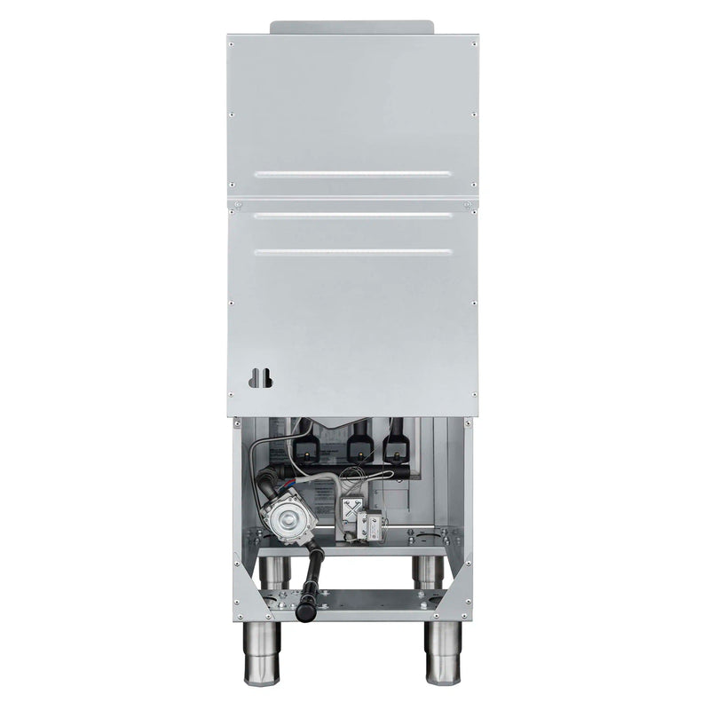 Forno Commerciale Natural Gas Deep Fryer with 3 Burners 90,000 BTU, 40 Lbs Oil Capacity, Millivolt Control (FCMGF0048)