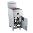 Forno Commerciale Natural Gas Deep Fryer with 3 Burners 90,000 BTU, 40 Lbs Oil Capacity, Millivolt Control (FCMGF0048)