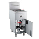 Forno Commerciale Propane Gas Deep Fryer with 4 Burners 120,000 BTU, 50 Lbs Oil Capacity, Millivolt Control (FCMGF0030)