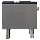 Forno Commerciale 18-Inch Gas Stock Pot Range with 1 Powerful 3-Ring Burner, 80,000 BTU in Durable Stainless Steel and Heavy-Duty Cast Iron Grate (FCMSP0089-18)