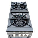 Forno Commerciale 18-Inch Gas Stock Pot Range with 2 Powerful 3-Ring Burners, 160,000 BTU in Durable Stainless Steel and Heavy-Duty Cast Iron Grates (FCMSP0094-18)