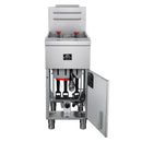 Forno Commerciale Propane Gas Deep Fryer with 3 Burners 90,000 BTU, 40 Lbs Oil Capacity (FCMGF0016)