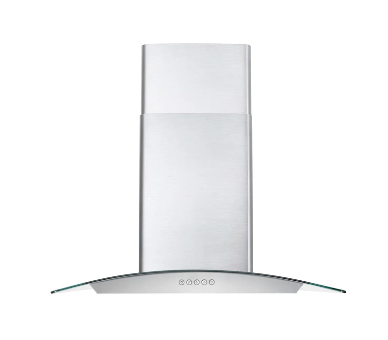 Cosmo 4-Piece Appliance Package - 30-Inch Gas Range, Wall Mount Range Hood, Dishwasher and Refrigerator with Water Dispenser in Stainless Steel (COS-4PKG-707)