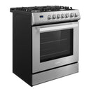 Cosmo 30-Inch 5.0 Cu. Ft. Single Oven Gas Range with 5 Burner Cooktop in Stainless Steel (COS-305AGC)