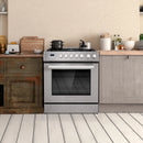 Cosmo 30-Inch 5.0 Cu. Ft. Single Oven Gas Range with 5 Burner Cooktop in Stainless Steel (COS-305AGC)