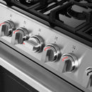 Cosmo 30-Inch 5.0 Cu. Ft. Single Oven Gas Range with 5 Burner Cooktop in Stainless Steel (COS-305AGC)