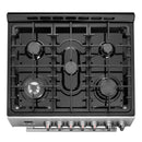 Cosmo 30-Inch 5.0 Cu. Ft. Single Oven Gas Range with 5 Burner Cooktop in Stainless Steel (COS-305AGC)