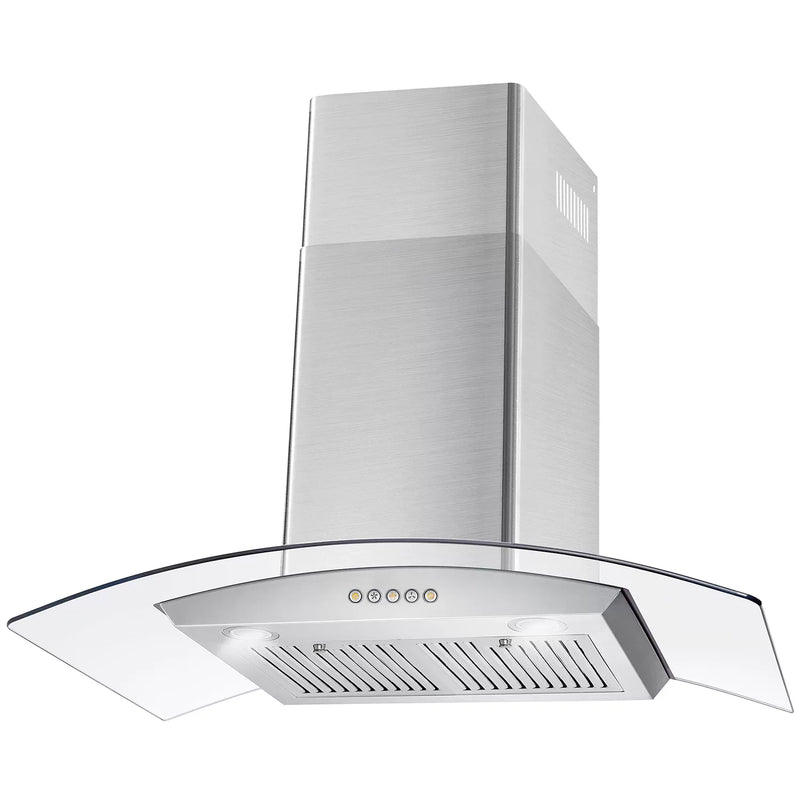 Cosmo 3 - Piece Appliance Package - 36-Inch Gas Range, 36-Inch Wall Mount Range Hood and 24-Inch Dishwasher (COS-3PKG-036)