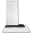 Cosmo 4-Piece Appliance Package - 36-Inch Single Oven Dual Fuel Range, Wall Mount Range Hood, Dishwasher and Refrigerator in Stainless Steel (COS-4PKG-216)