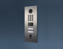 DoorBird D2102FV Fingerprint 50 IP Video Door Station, 2 Call Button in Real Burnished Brass