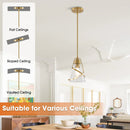 Parrot Uncle 7-Inch Ryan 1-Light Island Pendant Light (D3013)