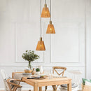 Parrot Uncle 15-Inch Merle 3-Light Island Pendant Light (D3016)