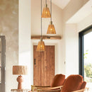 Parrot Uncle 15-Inch Merle 3-Light Island Pendant Light (D3016)