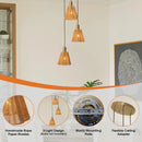 Parrot Uncle 15-Inch Merle 3-Light Island Pendant Light (D3016)