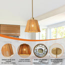 Parrot Uncle 7-Inch Elsa 1-Light Island Pendant Light (D3017)