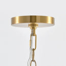 Parrot Uncle 26-Inch Uriah 5-Light Golden Chandelier (D3019)