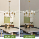 Parrot Uncle 26-Inch Uriah 5-Light Golden Chandelier (D3019)