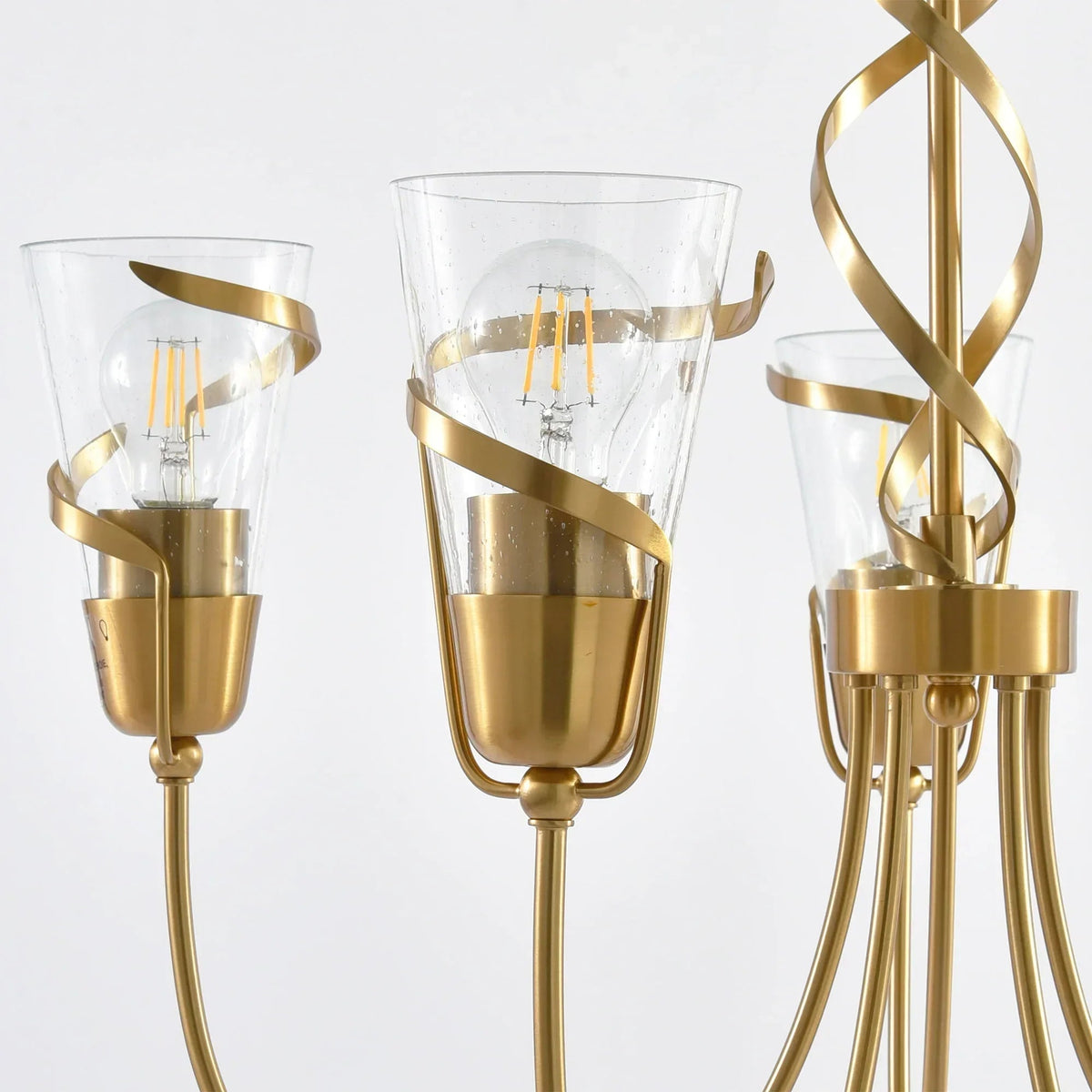 Parrot Uncle 26-Inch Uriah 5-Light Golden Chandelier (D3019)