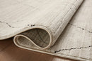 Loloi II Runner Rug 2' 7" x 8' in Sand and Charcoal (DAR-03)