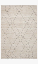 Loloi II Runner Rug 2' 7" x 8' in Sand and Charcoal (DAR-03)