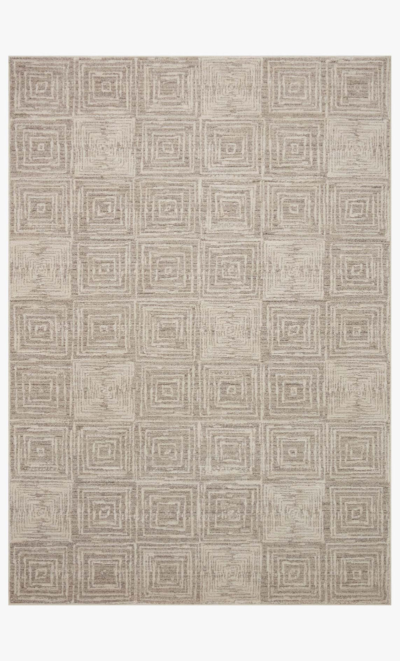 Loloi II Runner Rug 2' 7" x 8' in Beige and Gray (DAR-05)