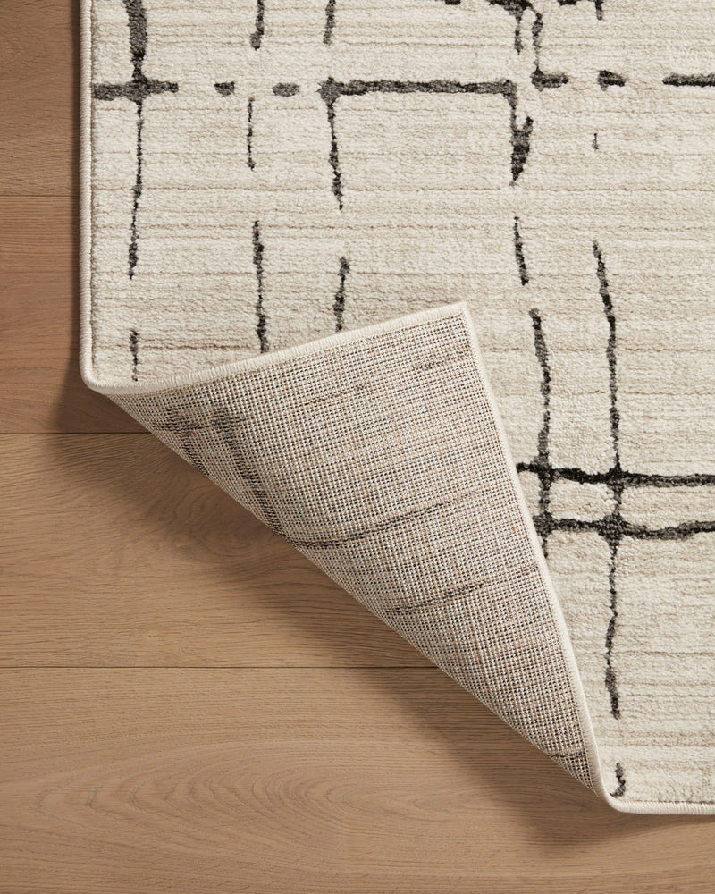 Loloi II Area Rug 6' 7" x 9' 3" in Sand and Dk. Gray (DAR-06)