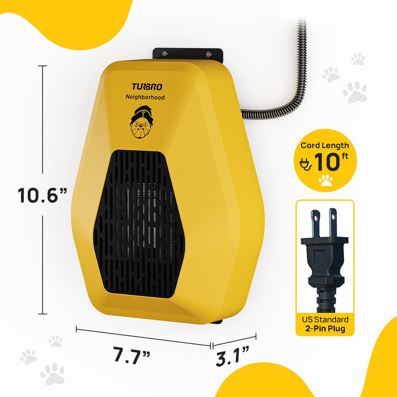TURBRO Neighborhood DH800A Dog House Heater