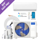 MRCOOL DIY Easy Pro 12K BTU Ductless Mini Split Complete 115V System with 11.5 Ft. DIY Quick Connect Line Set (EZPRO-12-HP-11511DE-O)