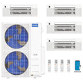 MRCOOL DIY 4th Gen Mini Split - 4-Zone 48,000 BTU Ductless Air Conditioner and Heat Pump with 12K + 12K + 9K + 9K Cassette Air Handlers