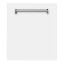 ZLINE 24-Inch Dishwasher in White Matte with Stainless Steel Tub and Traditional Style Handle (DW-WM-24)